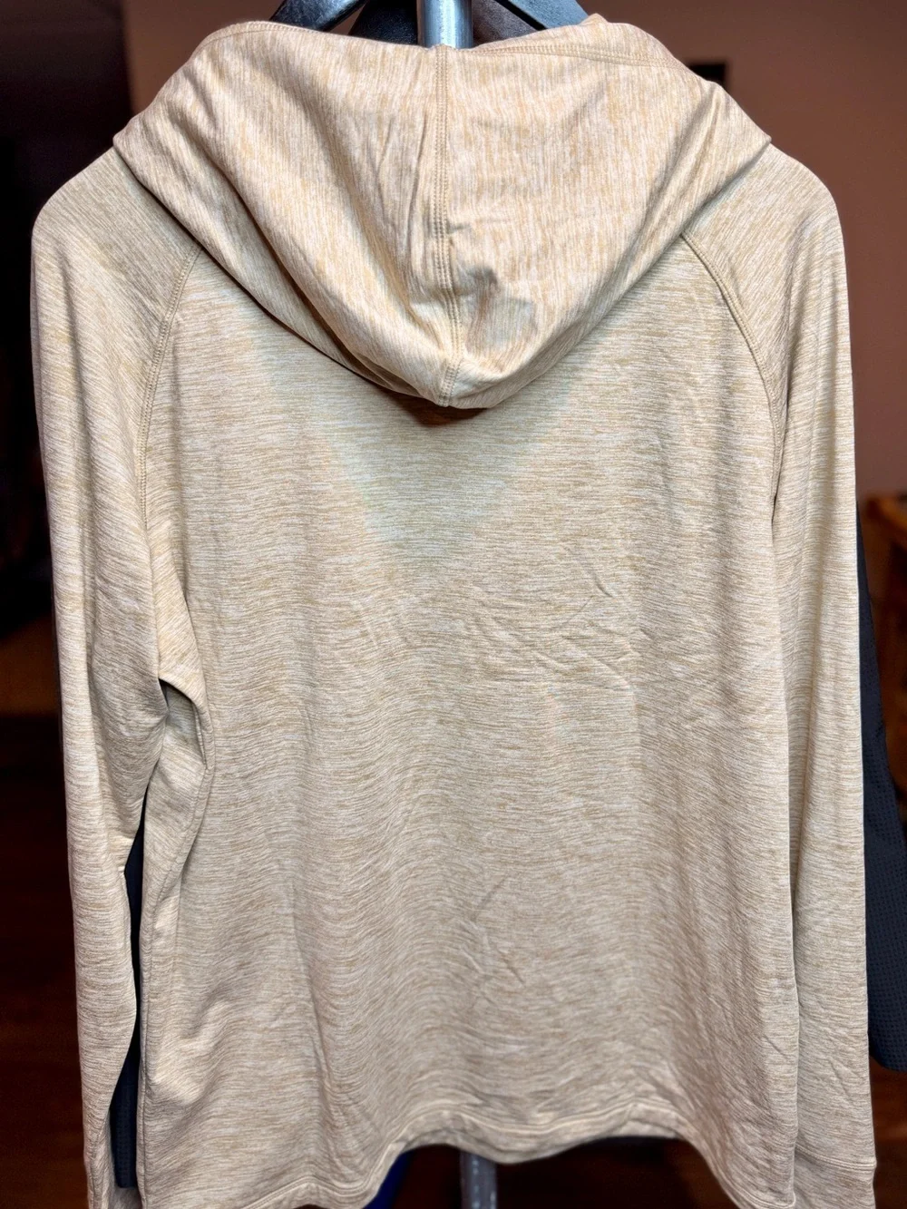 GAIAM Men’s Heathered Cream Zip-Up Hoodie